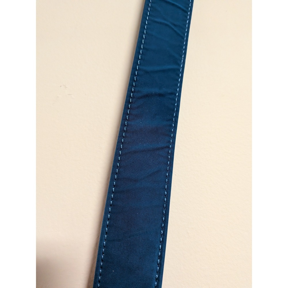Athleta Women Blue All About Crossbody Bag Crescent Nylon Zip One Size - Picture 7 of 11
